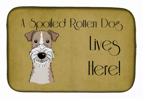 Spoiled Dog Lives Here Dish Drying Mat - S000213B001695P115595V012