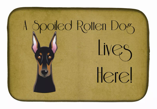Spoiled Dog Lives Here Dish Drying Mat - S000213B001695P115595V011