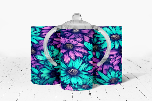 Sunflowers Insulated Kids Dual Lid Sippy Cup Tumbler