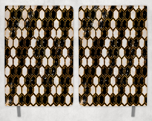 Honeycomb Printed 8 Inch  A-5 Journal