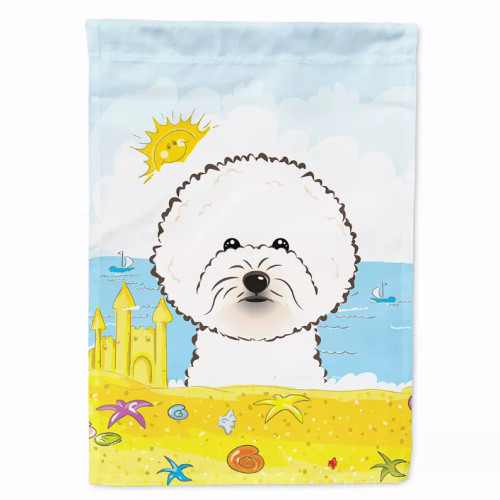 Summer Beach/Dog Breed Flag Canvas - BB2085CHF