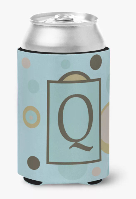 Monogram Letter Can or Bottle Hugger - CJ1013-QCC