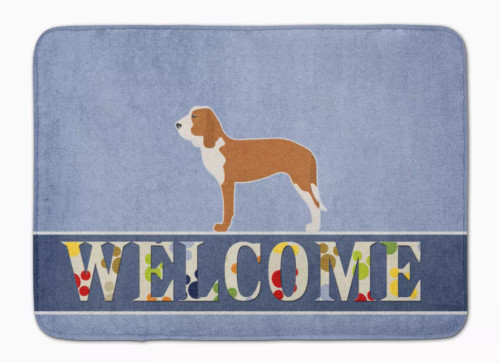 Dog Breed Print Machine Washable Memory Foam Welcome Mat - S000213B001695P080019V003