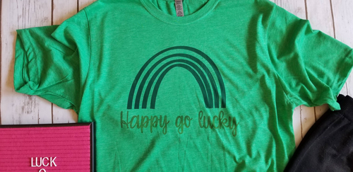 Happy go lucky Unisex Shirt