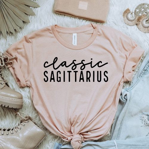 Women's Classic Zodiac Sign T-Shirts - Add-DREAMTEAMMAR584