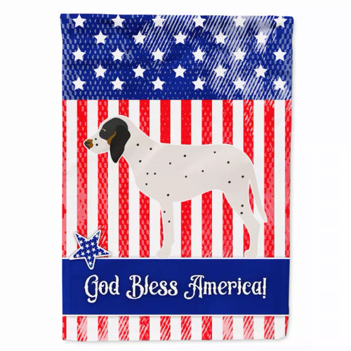 Dog Print American Flag Garden Size - S000213B001695P097076V000