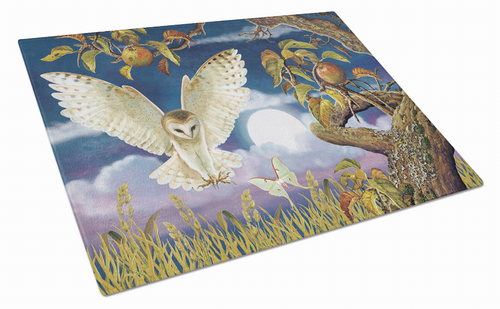Bird Art Glass Cutting Board Large