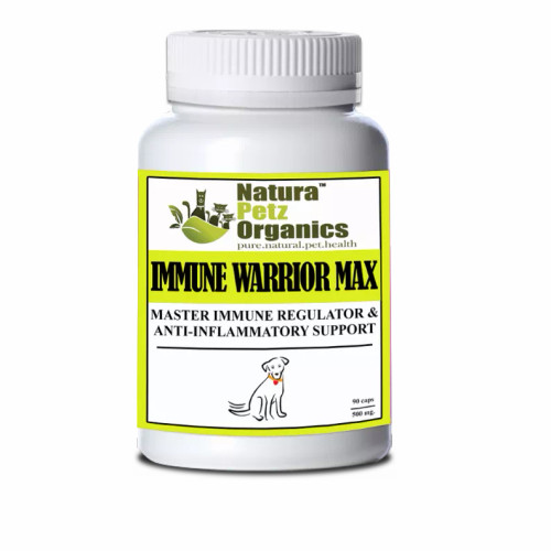 Immune Warrior Max Master Blend Capsules* Immune Regulator & Anti-Inflammatory Support* For  Dogs & Cats - IMMWARRIOR90DOG