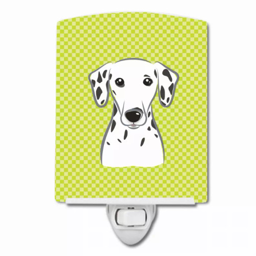 Checkerboard Design with Dog Ceramic Night Light - S000213B001695P098914V000