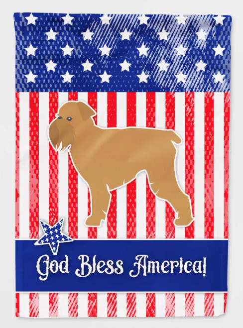 USA Patriotic Dog Breed Themed Flag Canvas - BB3340CHF