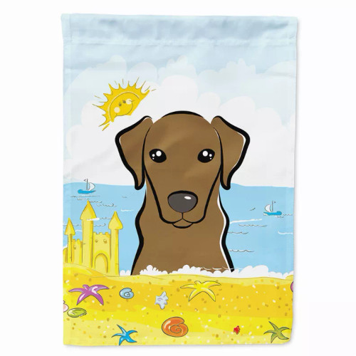 Summer Beach/Dog Breed Flag Canvas - BB2102CHF