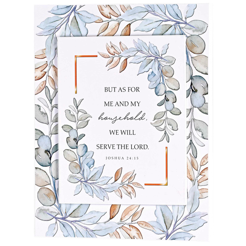 Stacked Wall Plaque As For Me&My House Stacked Wall Plaque As For Me&My House