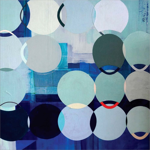 Circles No. 3 by Naomi Taitz Duffy, Framed Art
