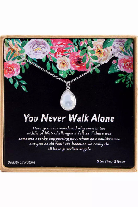 Charm Necklace With Crystal - JCD207