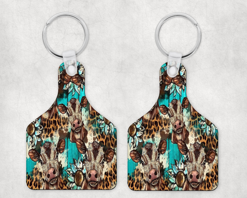 Western Calves|Eartag Keychain