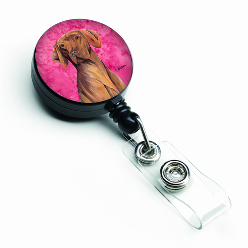 Dog Retractable Badge Reel - SC9132PK-BR
