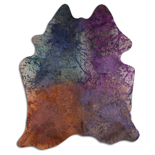 ACID WASHED HAIR ON COWHIDE DISTRESSED COLORFUL - CPDDICOL3A-00130446