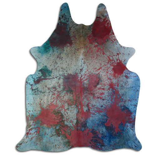 ACID WASHED HAIR ON COWHIDE DISTRESSED COLORFUL - CPDDICOL3A-00126584
