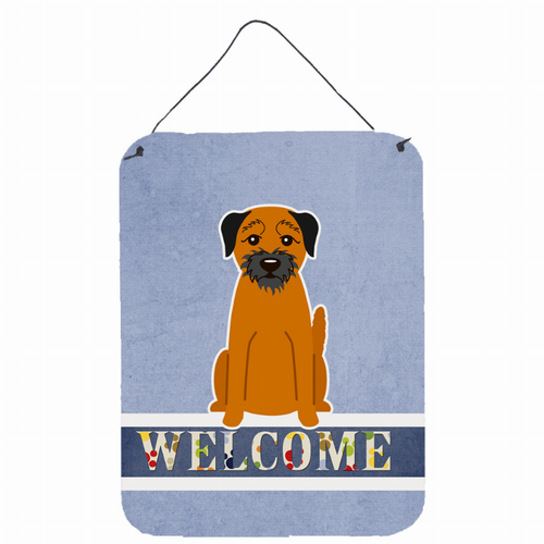 Welcome Sign with Dog Wall or Door Hanging Prints - BB5620DS1216