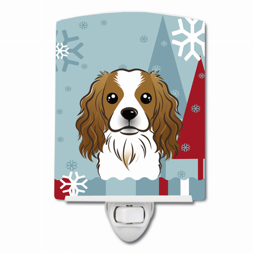 Winter Holiday Design with Dog Ceramic Night Light - S000213B001695P099113V000