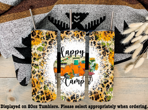 Happy Camper Steel Tumbler