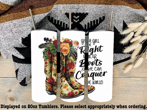 Right Pair Of Boots Steel Tumbler