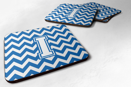 Letter Chevron Design Foam Coaster Set of 4 - CJ1045-IFC
