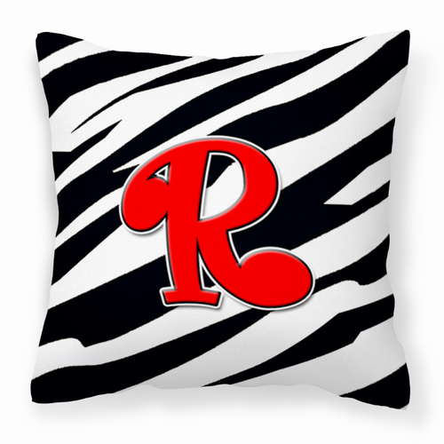 Monogram Letter Fabric Decorative Pillow - CJ1024-RPW1414