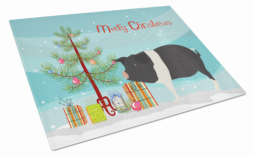 Christmas Animals Glass Cutting Board Large - BB9306LCB