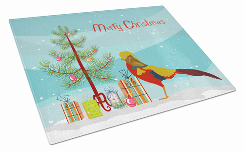 Christmas Animals Glass Cutting Board Large - BB9295LCB