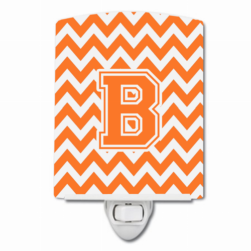Letter Chevron Ceramic Night Light - CJ1046-BCNL