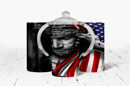 Jesus Insulated Kids Dual Lid Sippy Cup Tumbler