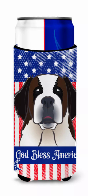 American Flag and Dog Ultra Hugger for slim cans - S000213B001695P061948V000