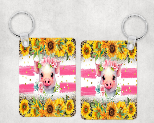 Pig Keychain