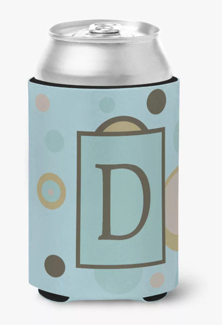 Monogram Letter Can or Bottle Hugger - CJ1013-DCC