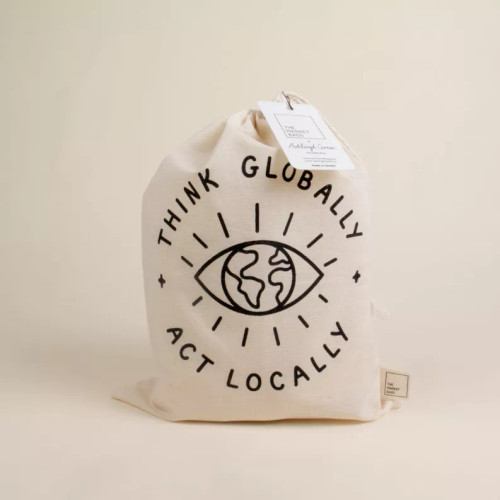 Think Globally, Act Locally Reusable Bag