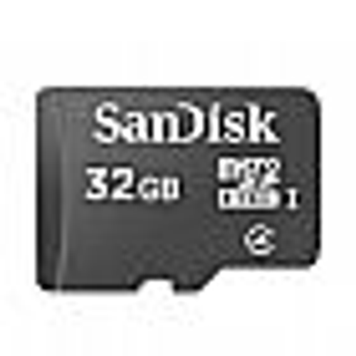 SanDisk microSDHC Memory Card, 32GB, SDSDQ-032G-A46, Class 4