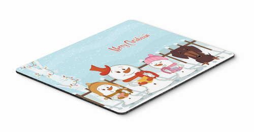 Merry Christmas Carolers Mouse Pad, Hot Pad or Trivet - BB2462MP