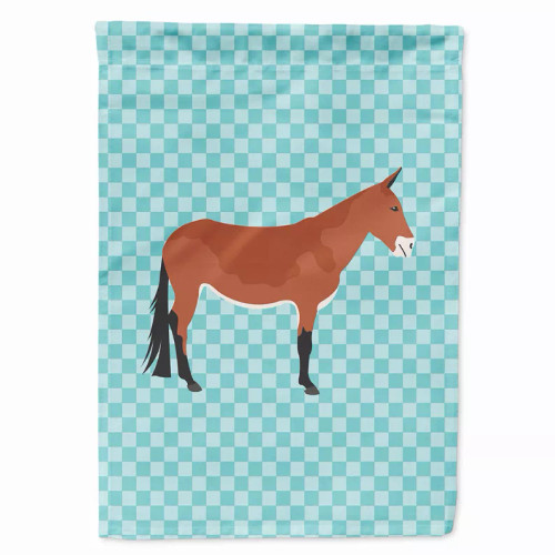 Animal/Bird Themed Blue Check Flag Canvas - BB8019CHF