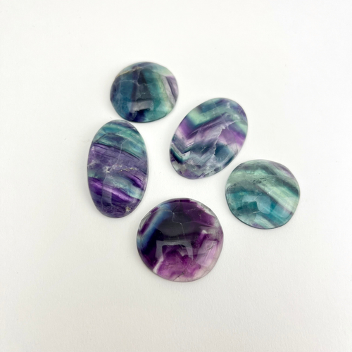 Rainbow Fluorite | Cabochons | 25-35mm Rainbow Fluorite | Cabochons | 25-35mm
