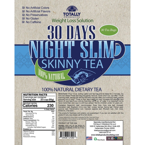 Night Slim Skinny Tea and Appetite Control Combo Pack