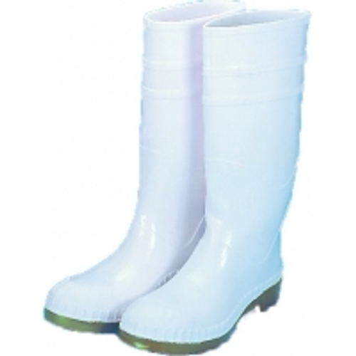 PVC Work Boot Over The Sock, 16", Whit - 4603557