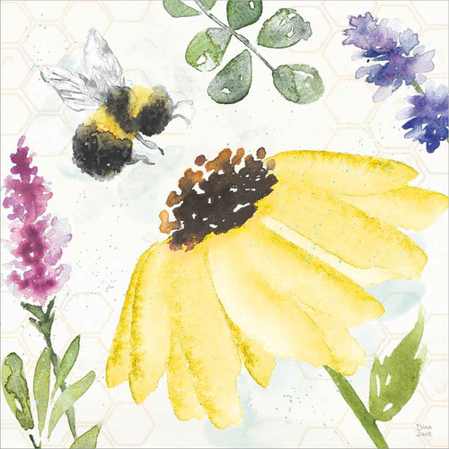 Bee Harmony III by Dina June, Framed Wall Art