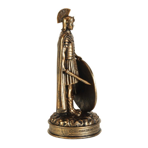 Figurine Full Armor Of God Bronzed Figurine Full Armor Of God Bronzed