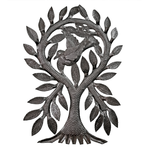 Bird with 3D Wing in Bush