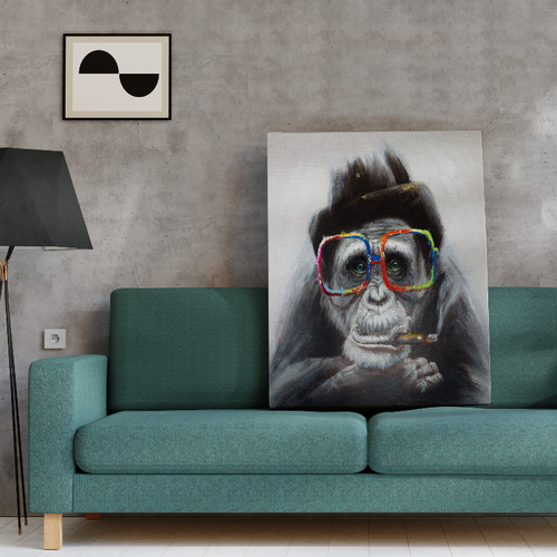 Smokey Monkey Art Print - CW2436 _B2S073