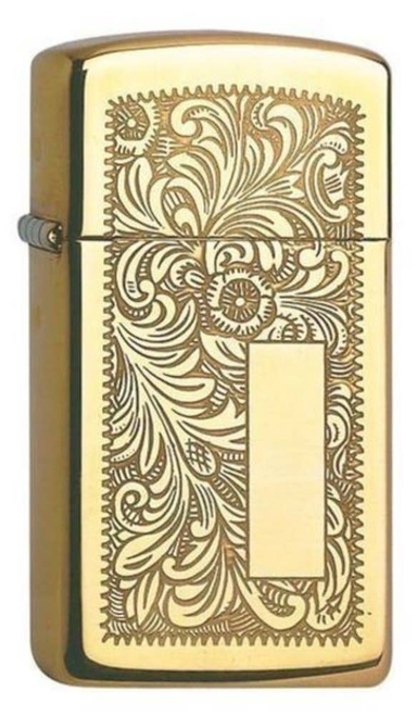 Zippo High Polish Brass Venetian Lighter