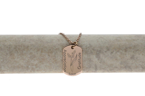 Birth Month Flower Necklace By Pink Box - PinkBox-6-000311