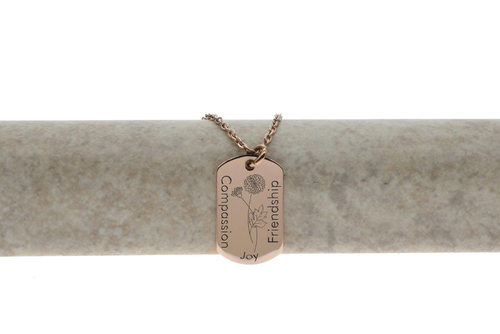 Birth Month Flower Necklace By Pink Box - PinkBox-6-000335