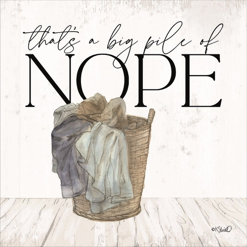 Big Pile of Nope by Kate Sherrill, Canvas Art